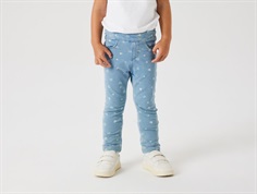 Name It light blue denim hjerte legging